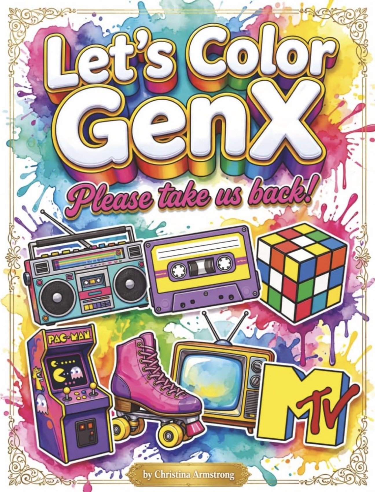 Let's Color Gen X cover