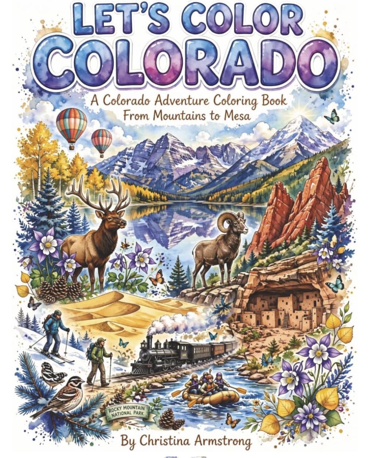 Let's Color Colorado cover