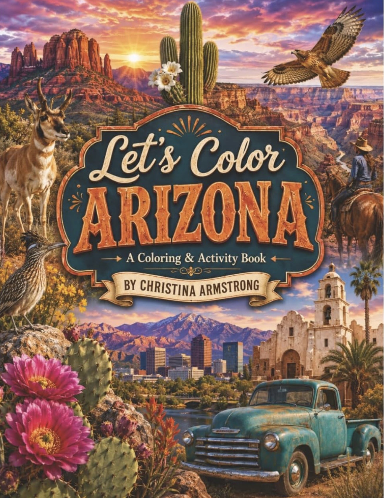 Let's Color Arizona cover