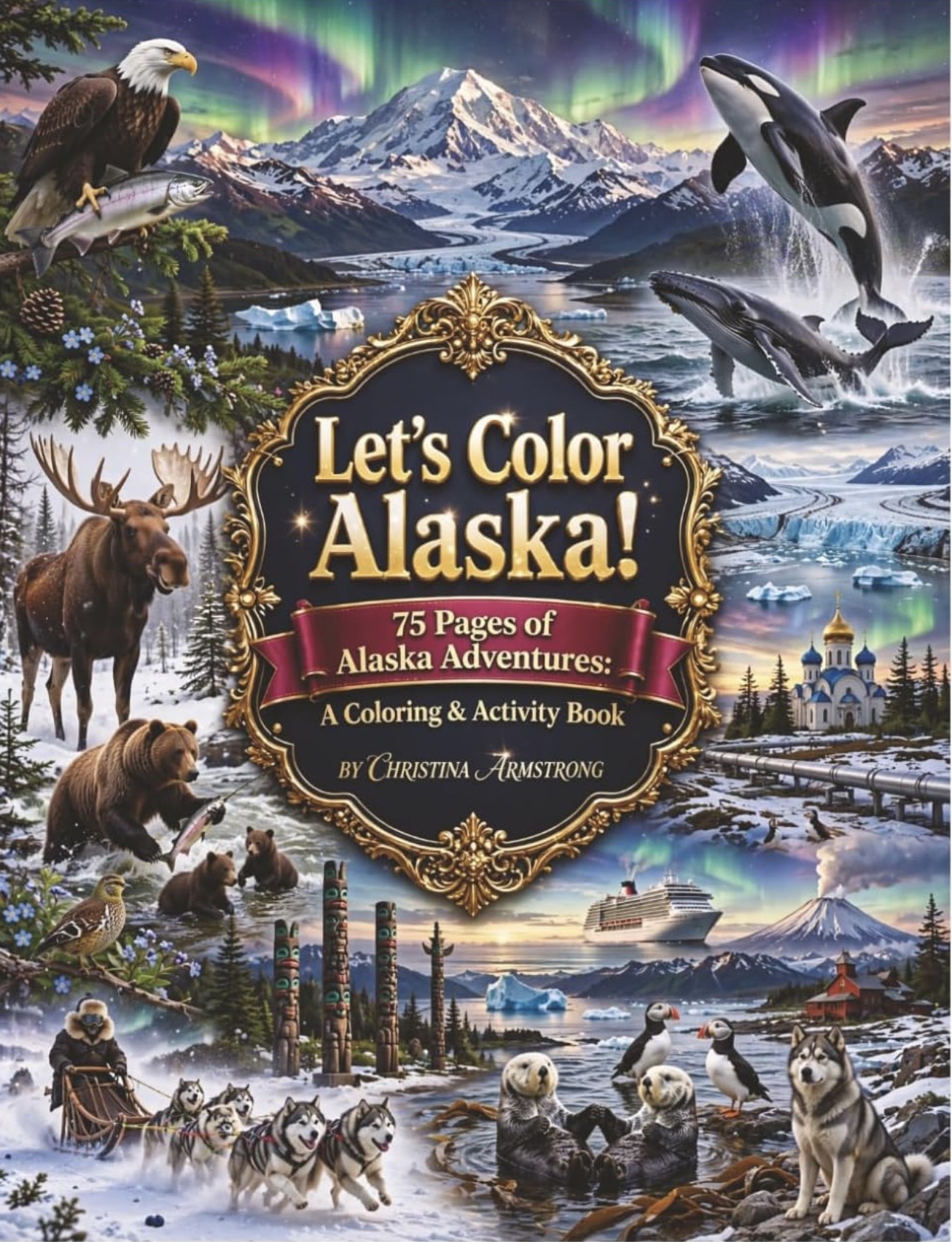 Let's Color Alaska! cover