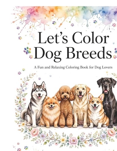 Let's Color Dog Breeds cover