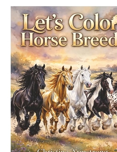 Let's Color Horse Breeds cover